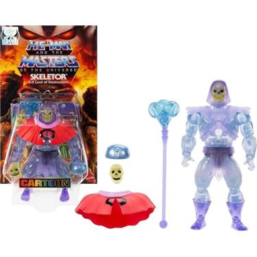 Imagem de Masters of The Universe Masters of Universe Origins Action Figure Invisible Skeletor Cartoon Collection, 5.5-inch 1980s TV Villain, Detailed Clear Design & Alt Face Plate