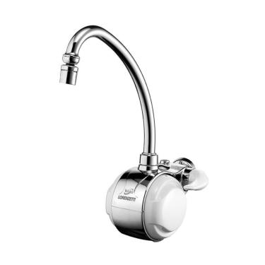 Imagem de Torneira Elétrica Versátil Lorenzetti - 220v~5500w - Branca E Cromado