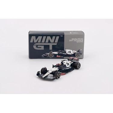 Imagem de Diecast Model Car Compatible with Mini GT 1:64 AlphaTauri AT04#21 Nyck de Vries 2023 F1 2023 Australian GP Limited Edition MGT00727