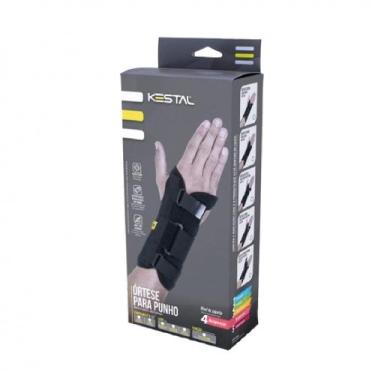 Imagem de Órtese Curta Kestal Para Punho - Bilateral, P, Preto
