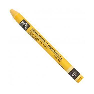 Imagem de Giz Aquarelável Neocolor II Caran DAche 020 Golden Yellow - caran d ac