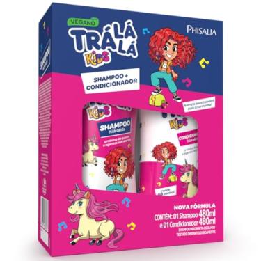 Imagem de Tra La La - Kit Tra La La Sh+Cond Kids 480Ml Hidrakids Rosa