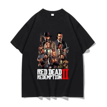 Imagem de Red Dead Redemption 2 Arthur Morgan GTA5 Grand Theft Auto Camiseta De 