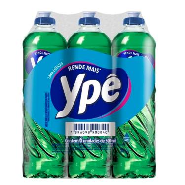 Imagem de Ypê Pack Detergente Limão 500ml (6 unidades)