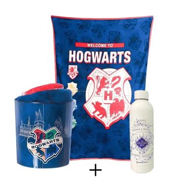 Imagem de Kit Dia dos Namorados Harry Potter Balde + Manta + Garrafa 