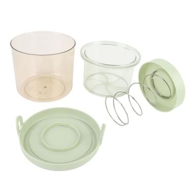 Imagem de AUNMAS Máquina de Fabricante de Filtro de Iogurte Grego Com Tampa, Filtro de Malha Fina de Aço Inoxidável, Fabricante de Queijo de Iogurte, Gadget de Cozinha de Iogurte Grego Grosso e (Verde)