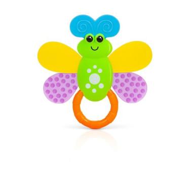 Imagem de Chocalho Bebê De Brinquedo Mordedor De Borboleta For Kids