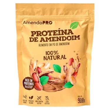 Imagem de Proteína de Amendoim 100% Natural AmendoPro 900g Sabor Paçoca