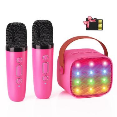 Imagem de Máquina de karaokê YLL, alto-falante Bluetooth portátil para crianças 