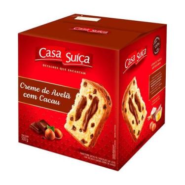 Imagem de Panettone Creme de Avelã com Cacau Casa Suiça 500g - Casa Suíça