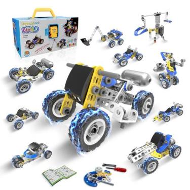 Imagem de Conjunto de construção elétrica STEM Toy Veecafiodi 10 em 1 de 4 a 8 a