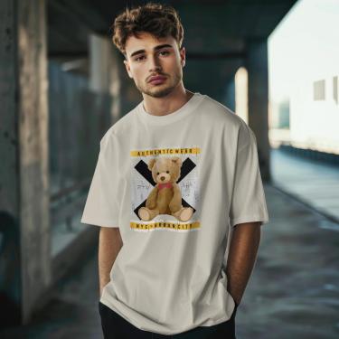 Imagem de Camiseta Casual Masculina Authentic Wear Manga Curta em Algodão do P ao G1-Masculino