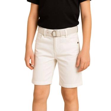 Imagem de Shorts Infantil jeans com Cinto Meninos Verão Festas