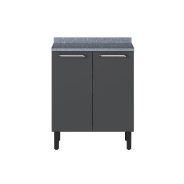 Imagem de Balcão Cozinhas Itatiaia Midi Pop Art i3 2 Portas - Grafite