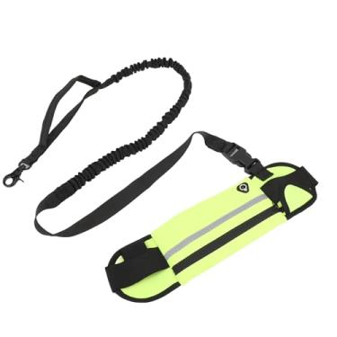 Imagem de GLOGLOW Hands Leases Hands Dog Leash, Nylon Dog Running Leash para Correr para Caminhada Nan Nan (Verde)