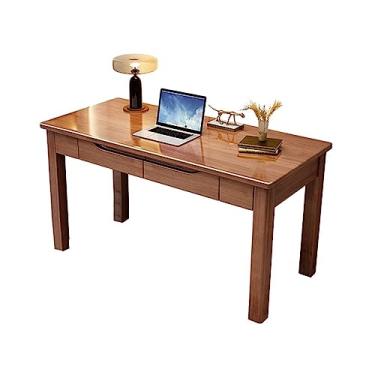 Imagem de AKALNNB Mesa de PC Novas Mesas de Madeira Maciça Chinesa Mesa de Computador Mesa de Estudo Estudantes Mesa de Estudo Mesa de Escritório Simples Mesa de Trabalho Secretárias de Escritório (Cor: Cor de