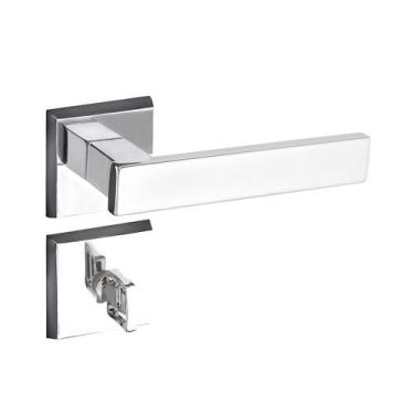 Imagem de Fechadura Retro Banheiro 40mm Roseta Cromada RQ3 411-40PB CR Pado