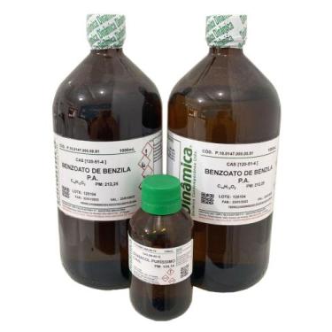 Imagem de Benzoato benzila 1 litro + 1 litro Álcool Benzílico + 100ml Guaiacol -