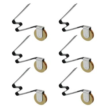 Imagem de 6 Mola Tensão para Porta Tela Deslizante, Funcionamento Suave e Silencioso Substituição de Porta Tela Côncava para Rolos Superiores e Inferiores B512 B513 B746
