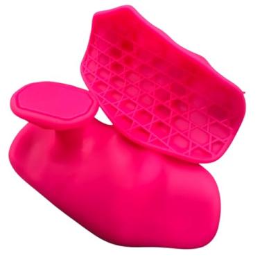 Imagem de Luva Academia, Luva de Academia Musculação Treino Protetor de Pegada Antiderrapante Halteres Barras, 20cm(ROSA)