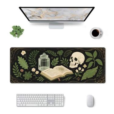 Imagem de CANFLASHION Tapete de mesa, tapete de mesa de escritório 80 cm x 29 cm grande para jogos, mouse pad estendido durável para computador, tapetes de mouse grandes e espessos, base de borracha