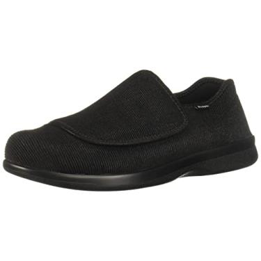 Imagem de Propét Pantufa masculina Cush Nfoot, Preto, 10 XX-Wide