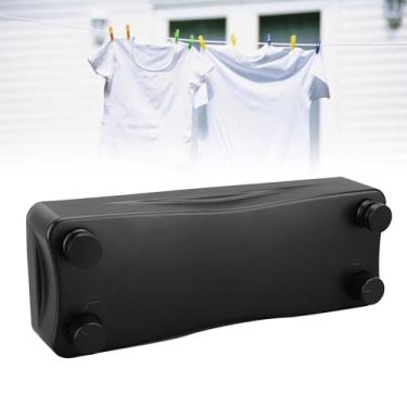 Imagem de Varal Retrátil Externo Interno, Linhas Duplas de 5,2 M para Pendurar Roupas, Varal Resistente Corda Dupla Linha de Roupas Dupla Linha de Lavanderia Retrátil que Economiza Espaço