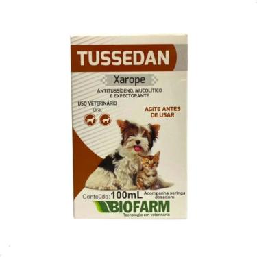 Imagem de BIOFARM Xarope Expectorante Tussedan Biofarm Cães E Gatos - 100Ml