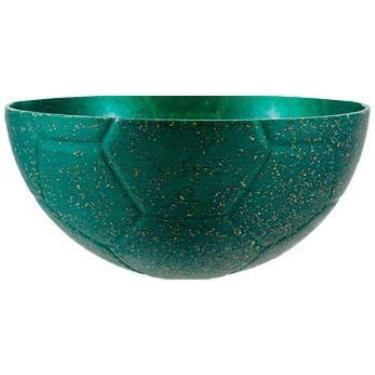 Imagem de Kit 6 Petisqueira Futebol Fibra Madeira Verde 240Ml