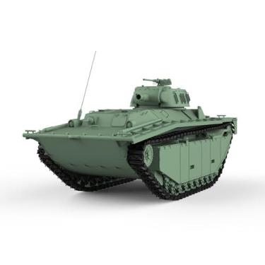 Imagem de MRY-SFW Kit de modelo militar ferroviário em escala HO US LVT (tanque leve A-4