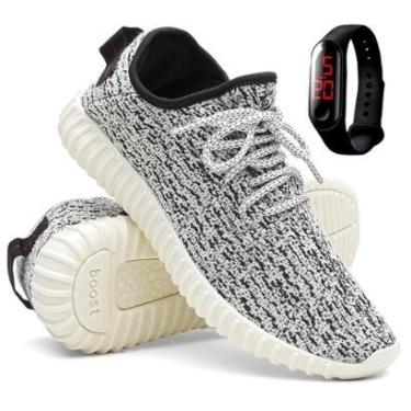 Imagem de Tênis Masculino Esporte Corrida e Academia Solado Macio Super Leve Relógio Digital-Masculino
