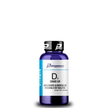 Imagem de Vitamina D3 2000UI com Vitamina E - Performance - 100 Cápsulas - no-br