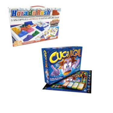 Imagem de Kit 2 Jogos de Tabuleiro Cuca Legal e Hora do Rush