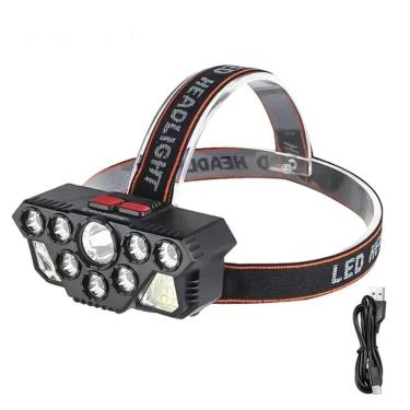 Imagem de Lanterna De Cabeça Gold Sports Holofote Pro Recarregável 4 Model Bateria de Lítio A Prova Água