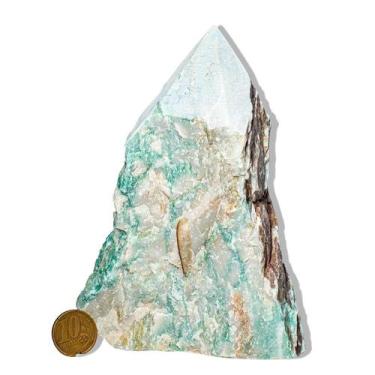 Imagem de 01 Jadeita Pé e Bico Serrado 10 a 12cm 0,5 a 1kg Tipo B - Cristaisdecu