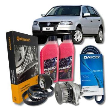 Imagem de Kit correia dentada tensor + bomba dagua gol g3/g4 1.0 8v - INDISA URB