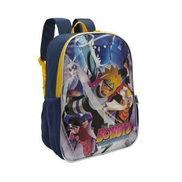 Imagem de Mochila Costas Escolar Infantil Juvenil Boruto Naruto Lucxel - Naruto 