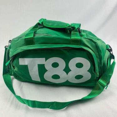 Imagem de Bolsa Mala Esportiva Mochila Transversal Impermeável verde - LF Presen