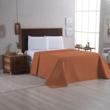 Imagem de Cobre Leito Requinte Queen Matelado Ultrassônico Terracota - Home Fern