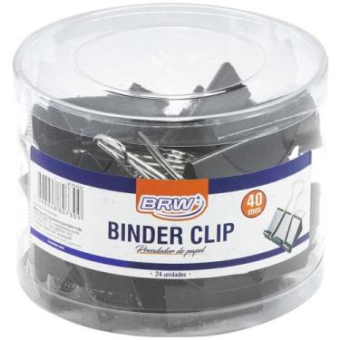 Imagem de Prendedor de Papel Binder 40MM Preto POTE-24 - BRW