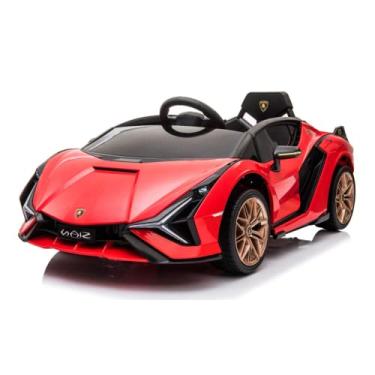 Imagem de Mini Carro Elétrico 6V Lamborghini Sian Vermelho, Importway