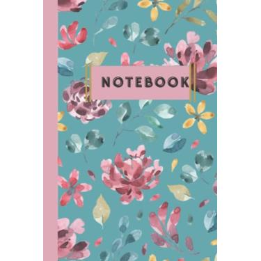 Imagem de Floral Composition Notebook: College Ruled: 100+ Wide Lined Pages 6 x 9" Writing Journal: Cute Composition: Wide Ruled Notebook, Premium Matt Finish ... College Ruled, Back to School, Cute Design