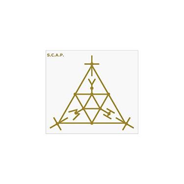 Imagem de Placa Radiônica Símbolo Compensador André Phillipe S.C.A.P. Neutraliza ondas nocivas que são irradiadas de aparelhos eletrônicos