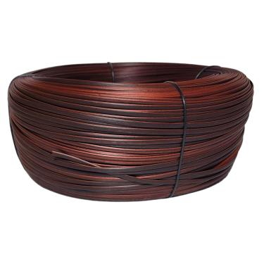 Imagem de Fibra Junco Sintético Meia Cana 6mm rolo de 600 metros com proteção UV (Cerejeira)