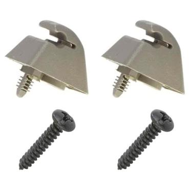 Imagem de Par Suporte do Quebra Sol para Corsa Novo hatch e Sedan Montana Meriva Zafira Kit 02 peças com parafusos