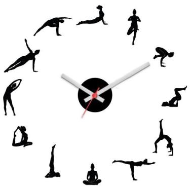 Imagem de Relógio de Parede Fitness Yoga Gigante - Intempo Design
