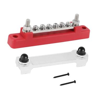 Imagem de YsXoWiui de Distribuição de Energia 150A Barramento de Cobre 6 Vias Barramento Resistente de Terminais Elétrico para, Vermelho