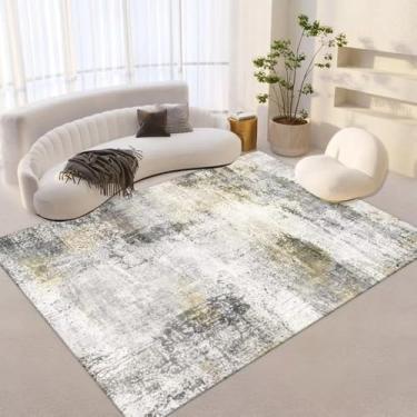 Imagem de Tapete cinza para casa, sofá, cadeira, área, tapetes, tamanho grande, 200x300, carpetes para sala de estar, quarto, sala de estar, tapete macio, flanela, 11.200x250cm, 78,7x98 pol.