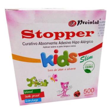 Imagem de Curativo Absorvente Stopper Kids Slim - Caixa 500 Unidades, 500 unidad