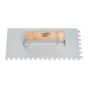 Imagem de Desempenadeira AÇO Dentada 12X25,5CM Compel 0.2401